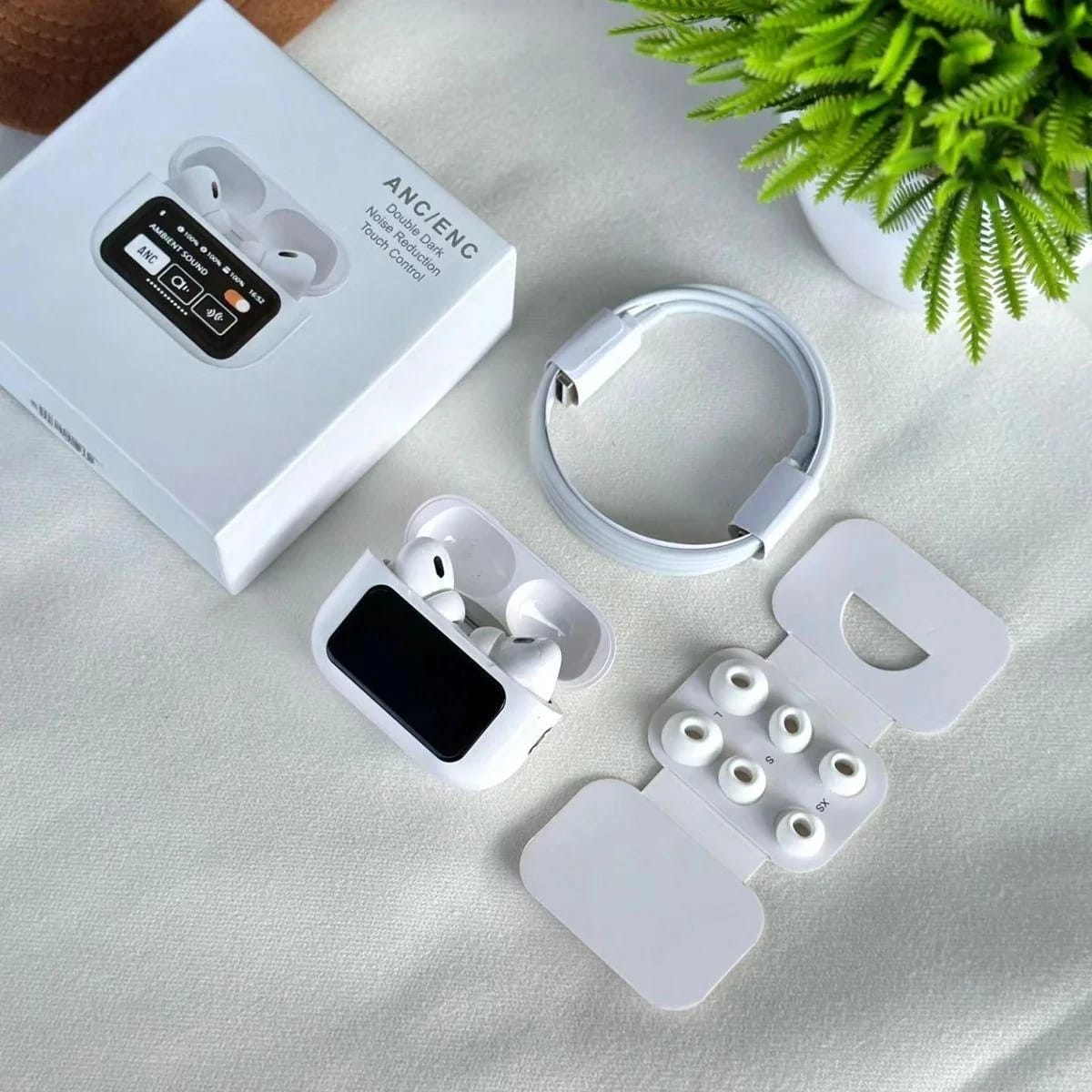 A9 pro Air pods With LCD Touch Display