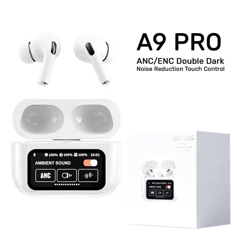 A9 pro Air pods With LCD Touch Display