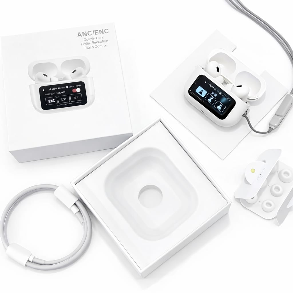 A9 pro Air pods With LCD Touch Display